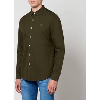 Farah Brewer Slim Fit Shirt Green