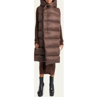 Rick Owens Quilted puffer vest - brown - XXS