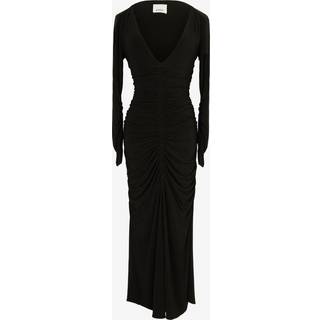 Isabel Marant Laly ruched jersey midi dress - black - XS