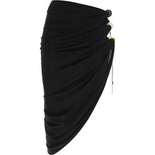 Jacquemus La Jupe Perola jersey midi skirt - black - XL+