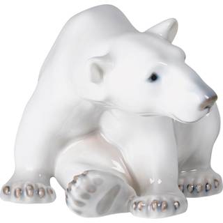 Royal Copenhagen Figurine 2023 isbjørn siddende 12 cm