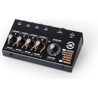 Leem WAM-290C, 4 kanals Instrument/mikrofonmixer. 9 Volt