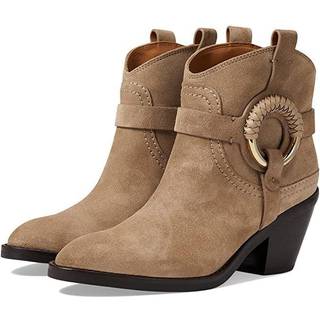 See By ChloÃ© Hana suede ankle boots - beige - EU 36
