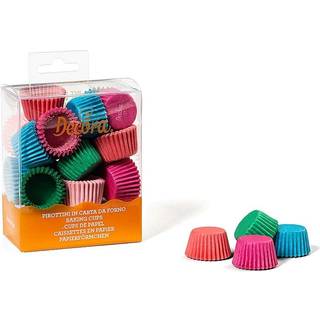 Papir Konfektforme Runde - 200 stk Ass. farver, Decora