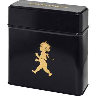 Solstickan Design Solstickan kaffefilterdåse 15,4x17 cm Sort/Guld