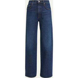Agolde Harper mid-rise straight jeans - blue - L