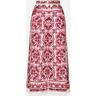Dolce&Gabbana Printed high-rise cotton poplin culottes - multicoloured - XXXS