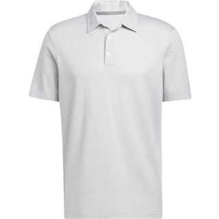adidas Golf Herren Polo-Shirt grau Mikrofaser/Funktion Gestreift