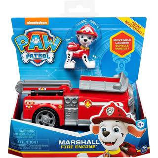 PAW Patrol Marshalls brandmotorfordon med samlarfigur för barn i åldern 3 och uppåt