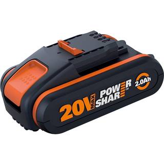 Worx Batteri 20V 2.0Ah med indikator ✓ På lager - klar til levering og afhentning