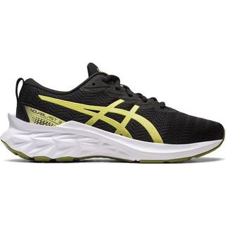 ASICS Novablast 2 GS Neutral Running Shoe Kids - Black, Neon Yellow, Size 4 - black