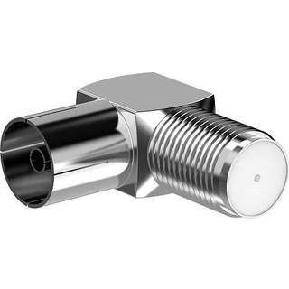 Sinox vinklet F-stik (På lager i varehus)