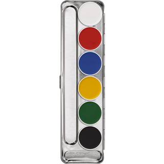 Kryolan Aquacolor Schminkpalette mit 6 Farben