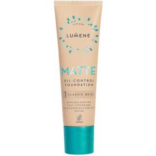 Lumene Matte Oil-Control Foundation SPF20 1 Classic Beige 30 ml