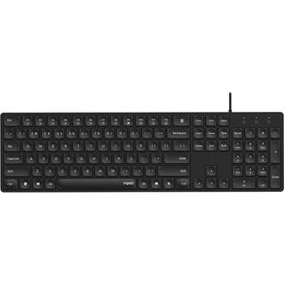 RAPOO NK8020 - Tastatur - Nordisk - Sort