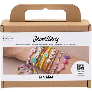 Mini DIY Kit Smykker, farverige armbånd