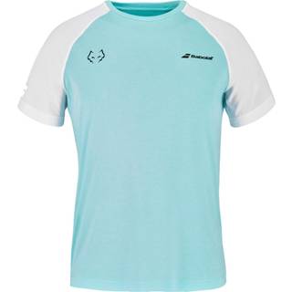 Babolat Crew Neck Tee Juan Lebron Angel Blue/White - Blå - S