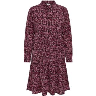 JDY - Mønstret - Jdypiper L/S Aop Shirt Dress Wvn Di - EU 34