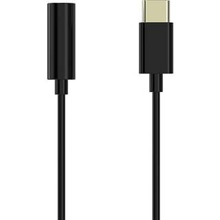 Sinox Pro USB-C til mini jackstick adapter - sort (På lager i varehus)