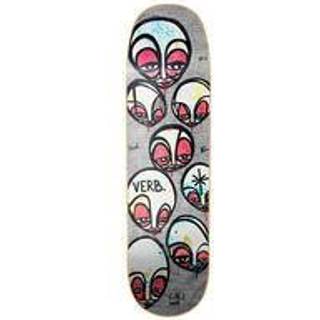 Verb Skateboard Deck (Faces Gray)