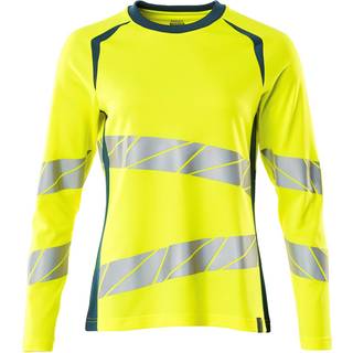 MASCOT ACCELERATE SAFE T-shirts, langærmet, hi-vis gul/sort - XS