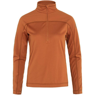 Fjällräven Abisko Lite Fleece Half Zip Woman-terracotta brown-S