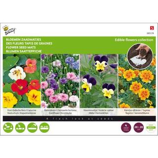 Buzzy spiselige blomster såmåtte