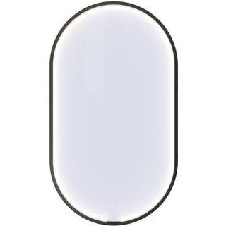 Dansani Moon ovalt spejl med LED-lys. Matsort 60x105