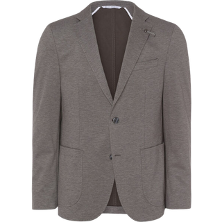 BALDESSARINI Herren Sakko grau meliert Slim Fit