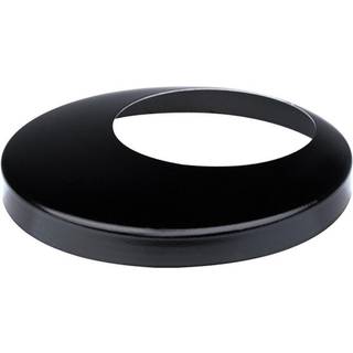 Plastmo brøndkrave 75mm/150mm, Sort Stål, prælake 5666540