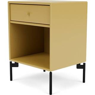 Montana DREAM sengebord med ben - 157 Cumin (Quickship) - Black