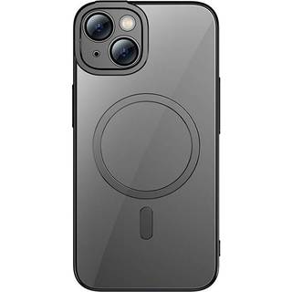Baseus - Glitter Magnetisk Cover og Beskyttelsesglas Sæt til iPhone 14 Plus - Sort