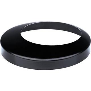 Plastmo brøndkrave 75mm/130mm,  Sort Stål, prælak 5667540