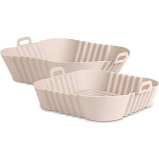 Airfryer Silikoneform kvadratisk - 18x18cm+21x21cm