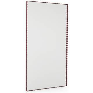 HAY - Arcs Spejl - Rectangle / L-Burgundy rød - H133 X W72 X L3 cm