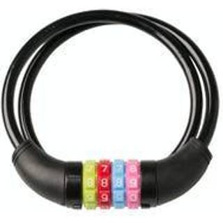 321 Go! Spirallås med kode - sort (På lager i butik)