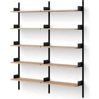 New Works Library Reol 1900 Egetræ/Sort