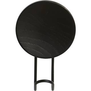 Stor WOUD Around knage Flere varianter - Sortmalet egetræ / Sort metal