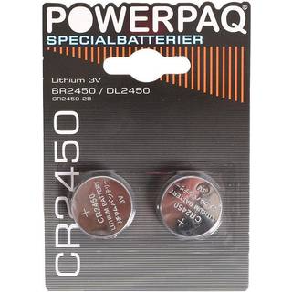 Powerpaq lithium CR2450 batteri 2 stk.