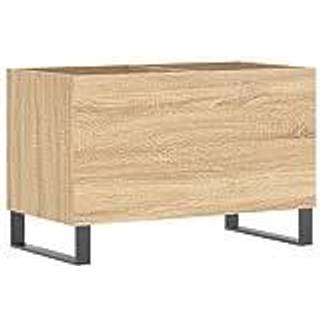 vinylskab 74,5x38x48 cm konstrueret træ sonoma-eg