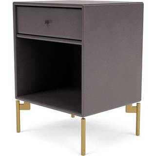 Montana DREAM sengebord med ben - 35 Coffee (8-12 ugers Levering) - Messing