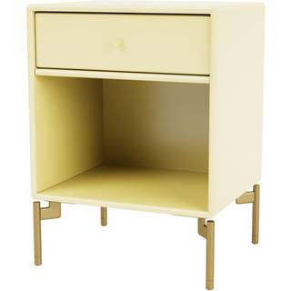 Montana DREAM sengebord med ben - 159 Camomile (8-12 ugers Levering) - Messing