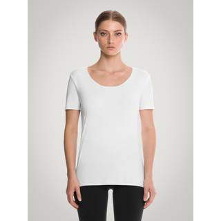Wolford AURORA PURE TOP SHORT SLEEVES 1300 White Small