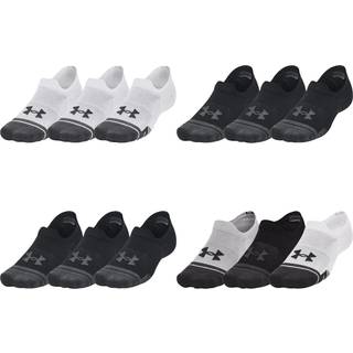 Under Armour Performance Tech Ultra Low Unisex 3-Pack Tab Socks Black / Black / Jet Gray M