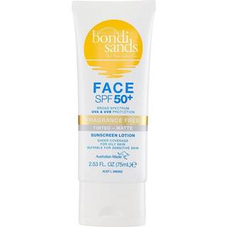 Bondi Sands SPF 50+ Face Fragrance Free Beskyttende toner og creme til ansigtet til et mat udseende SPF 50+ 75 ml - 75 ml