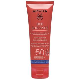 Apivita Bee Sun Safe Hydra Fresh Milk SPF50 Sollotion til ansigt og krop SPF 50 100 ml - 100 ml