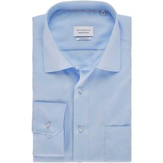 ETERNA Herren Hemd blau Comfort Fit