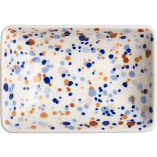 Oiva Toikka Collection Helle tallerken 7 x 10 cm, blå-brun