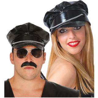 Rocker Schirmmütze schwarz