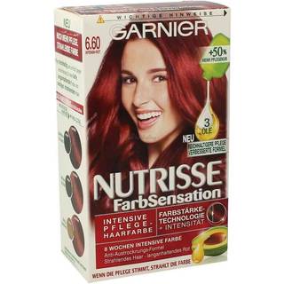 Garnier Nutrisse Color Sensation permanent hårfarve farve 6.60 Intensiv rød